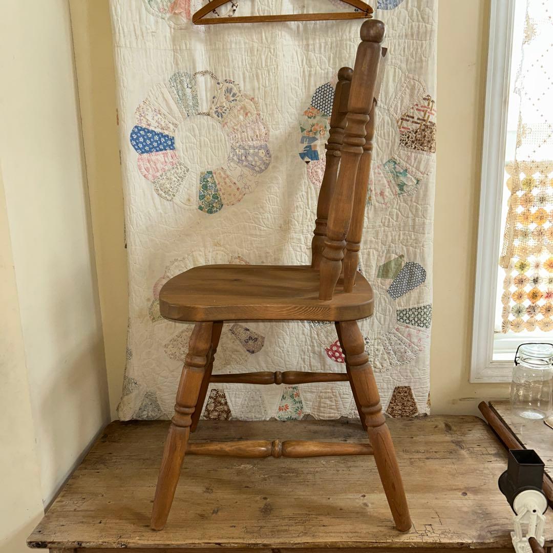 87様　ヴィンテージ　木製チェア②