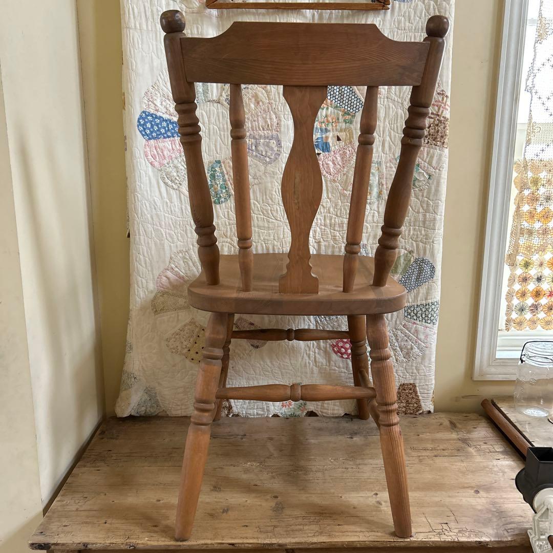87様　ヴィンテージ　木製チェア②