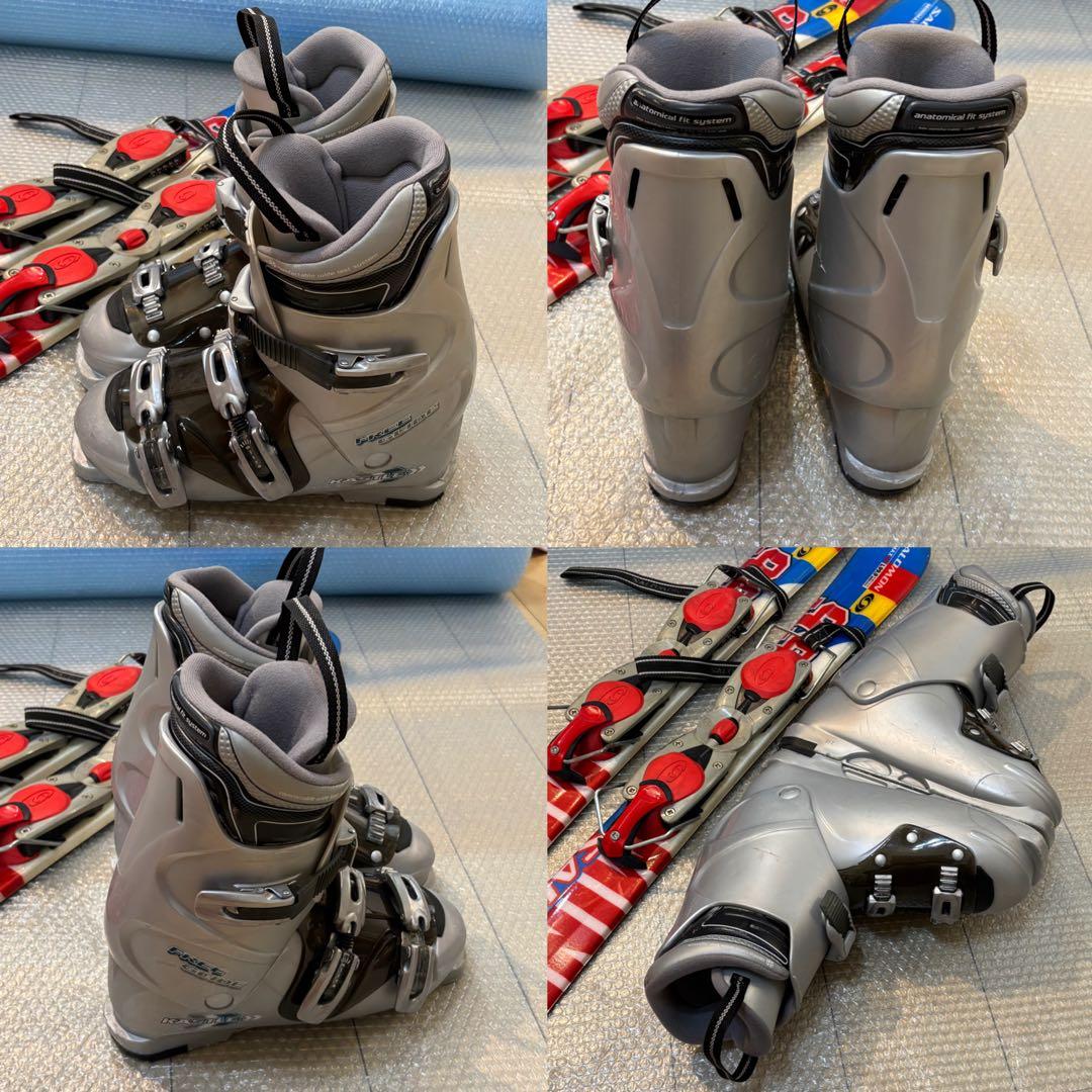 メンズ　ショートスキーセット　サロモン26-26.5cmブーツ付