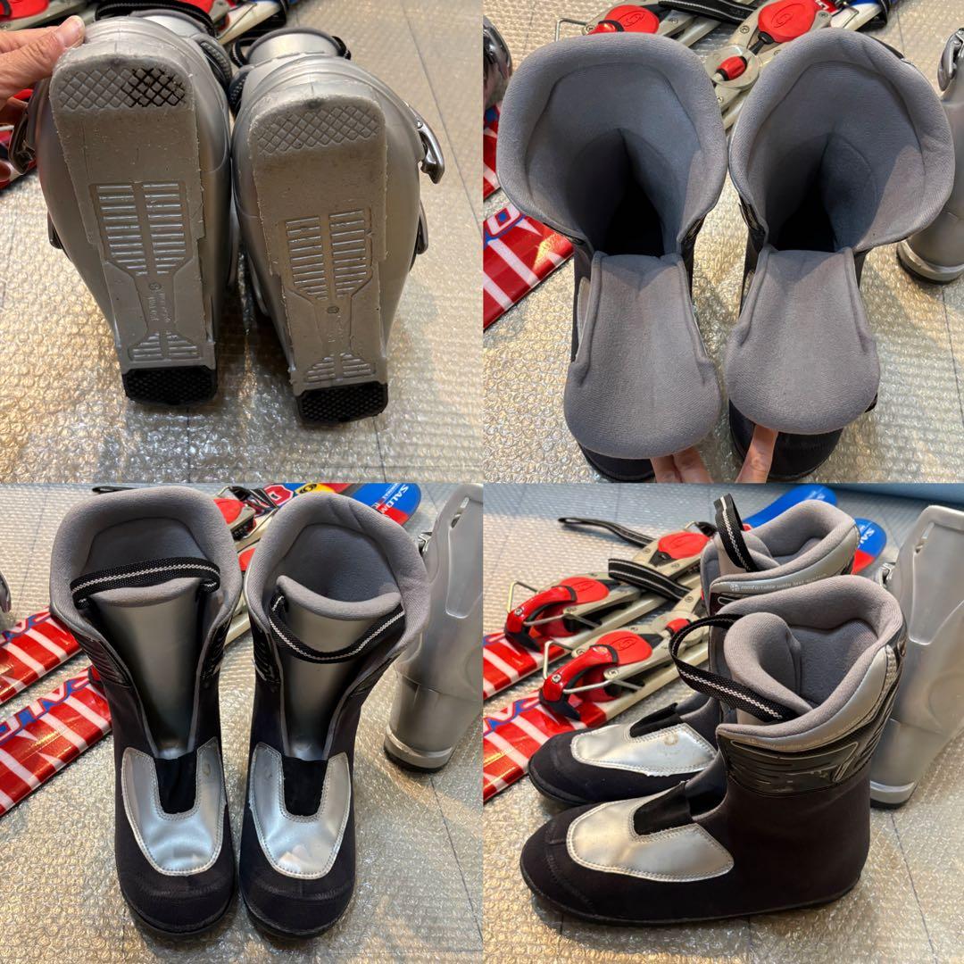メンズ　ショートスキーセット　サロモン26-26.5cmブーツ付
