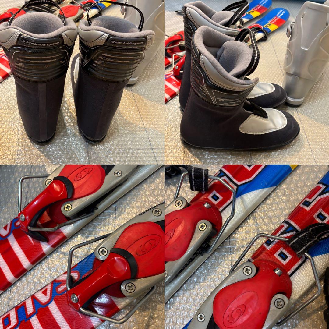 メンズ　ショートスキーセット　サロモン26-26.5cmブーツ付