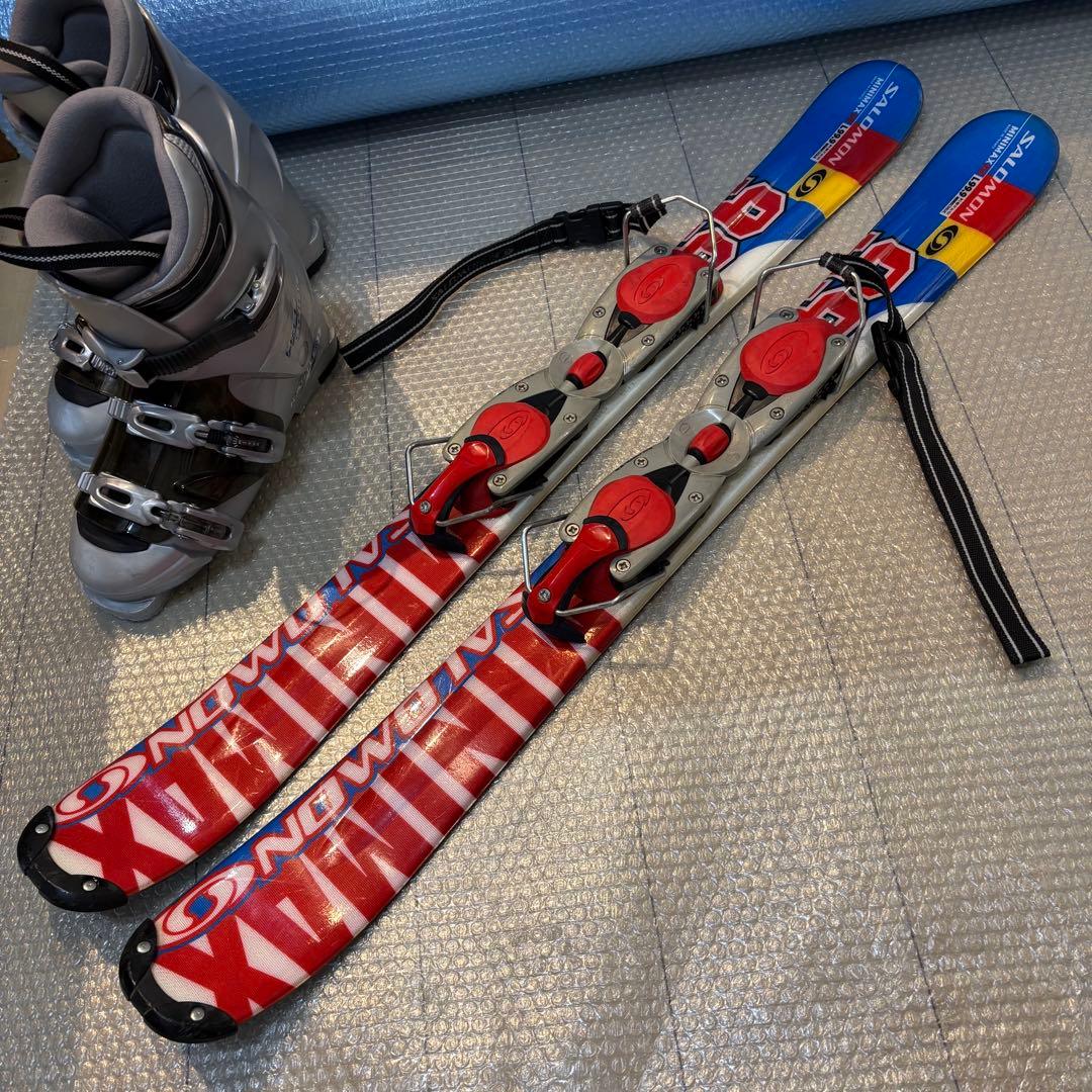 メンズ　ショートスキーセット　サロモン26-26.5cmブーツ付