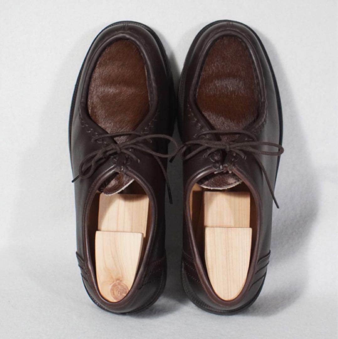 美品《KLEMAN》パドリーニ(42)ハラコ バーガンディー チロリアン