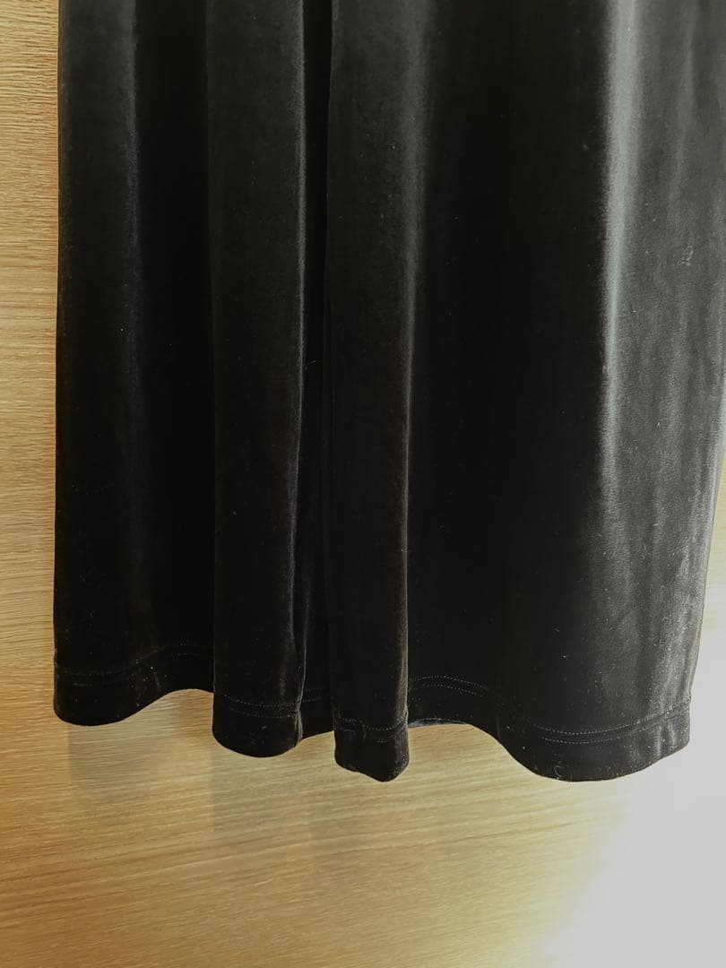 anuans 完売品 ベロアカットオールインワン ブラック