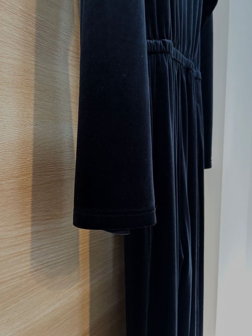 anuans 完売品 ベロアカットオールインワン ブラック