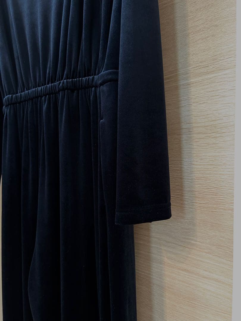 anuans 完売品 ベロアカットオールインワン ブラック