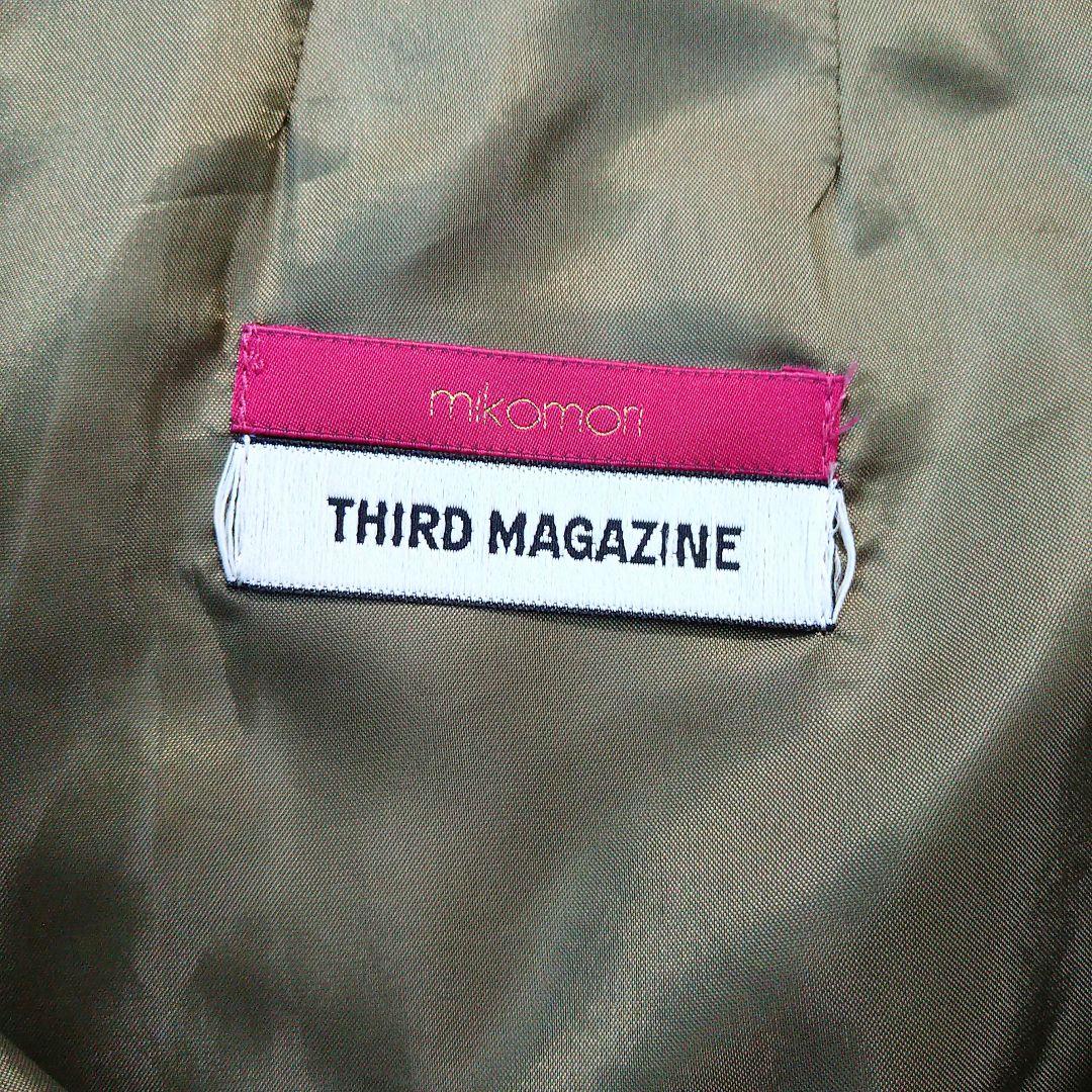 ■美品 THIRD MAGAZINE × mikomori サテンカーゴパンツ