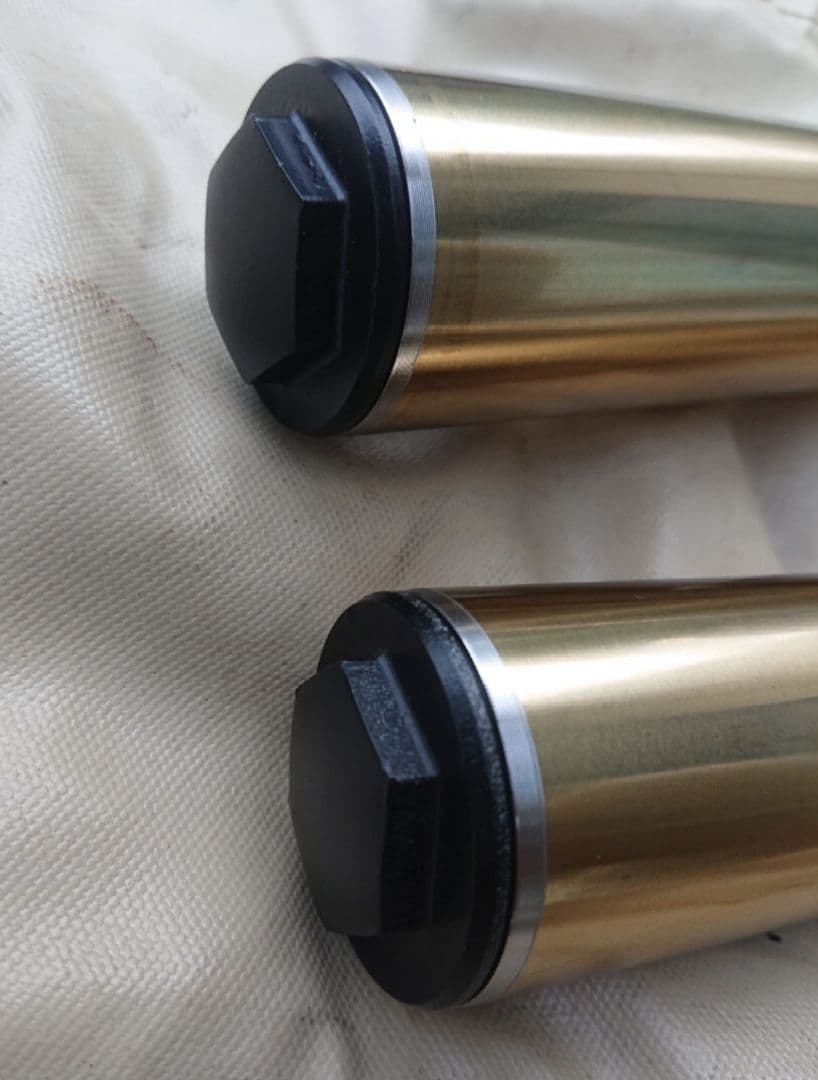 バリオス　OH済フロントフォーク　新品ゴールドインナーチューブ