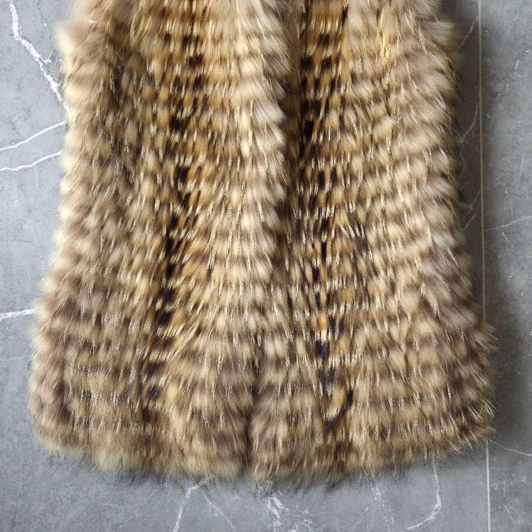 仏国製 メテオ イヴサロモン ラクーン フォックス ファーベスト 36