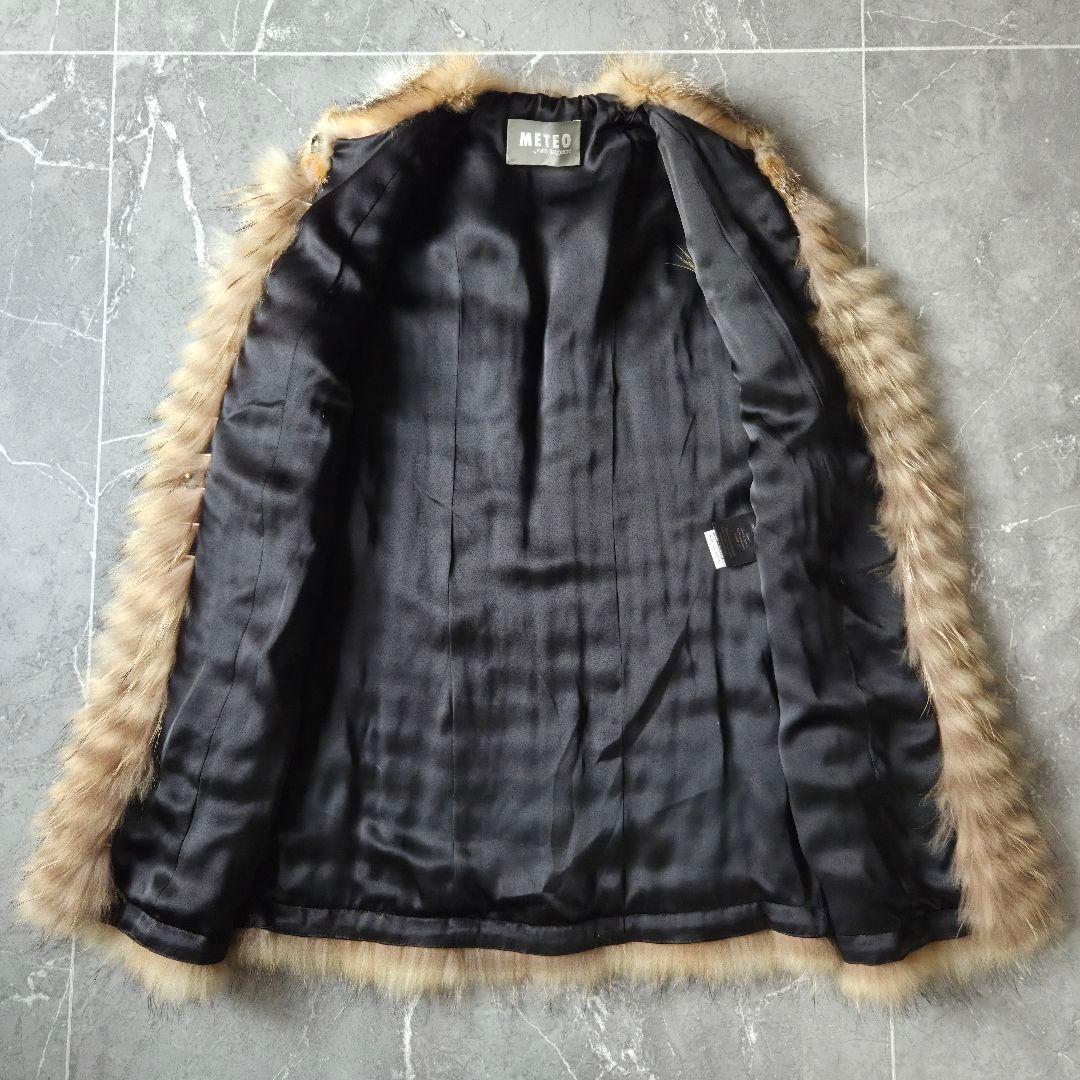 仏国製 メテオ イヴサロモン ラクーン フォックス ファーベスト 36