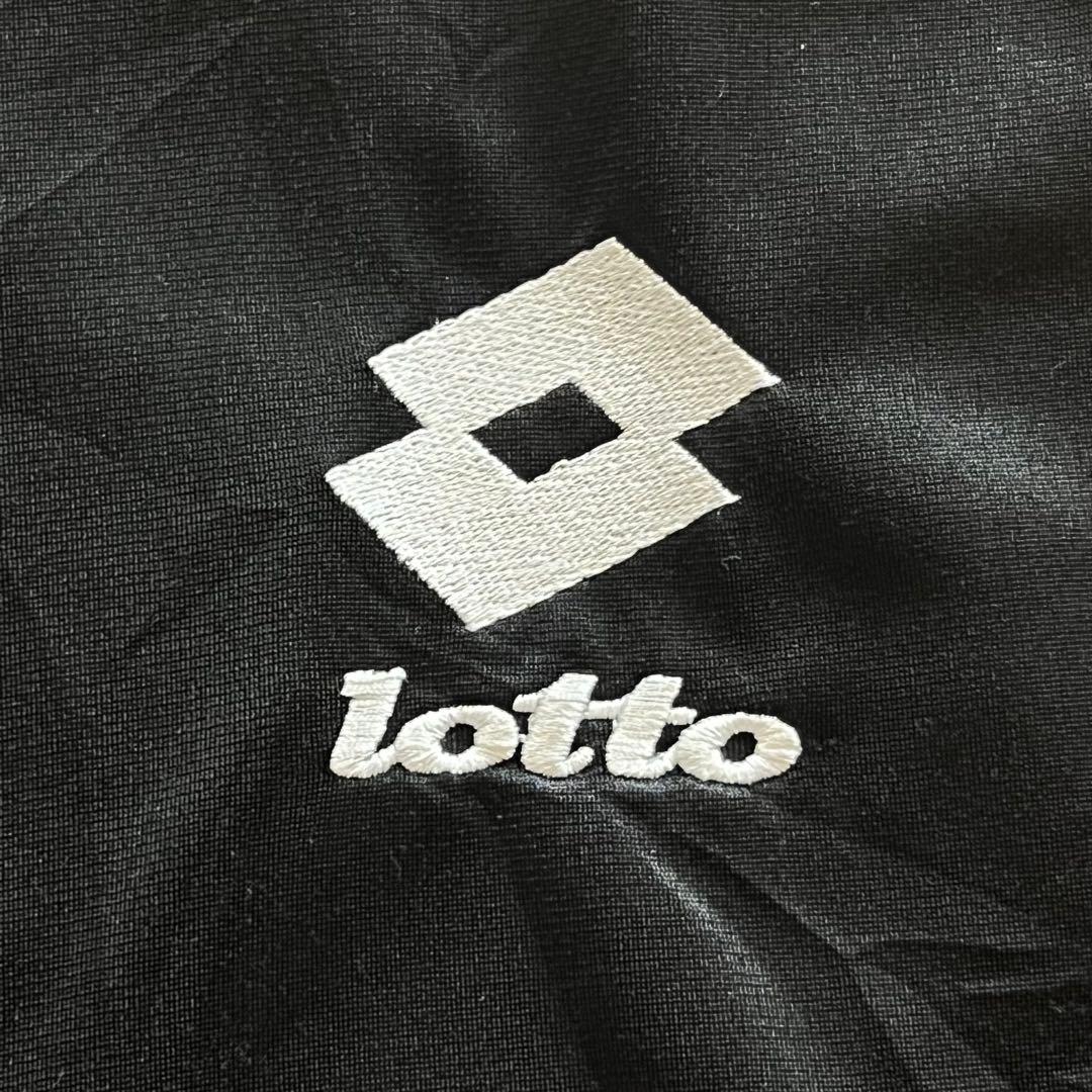 90s【Lotto】トラックジャケット BLACK S