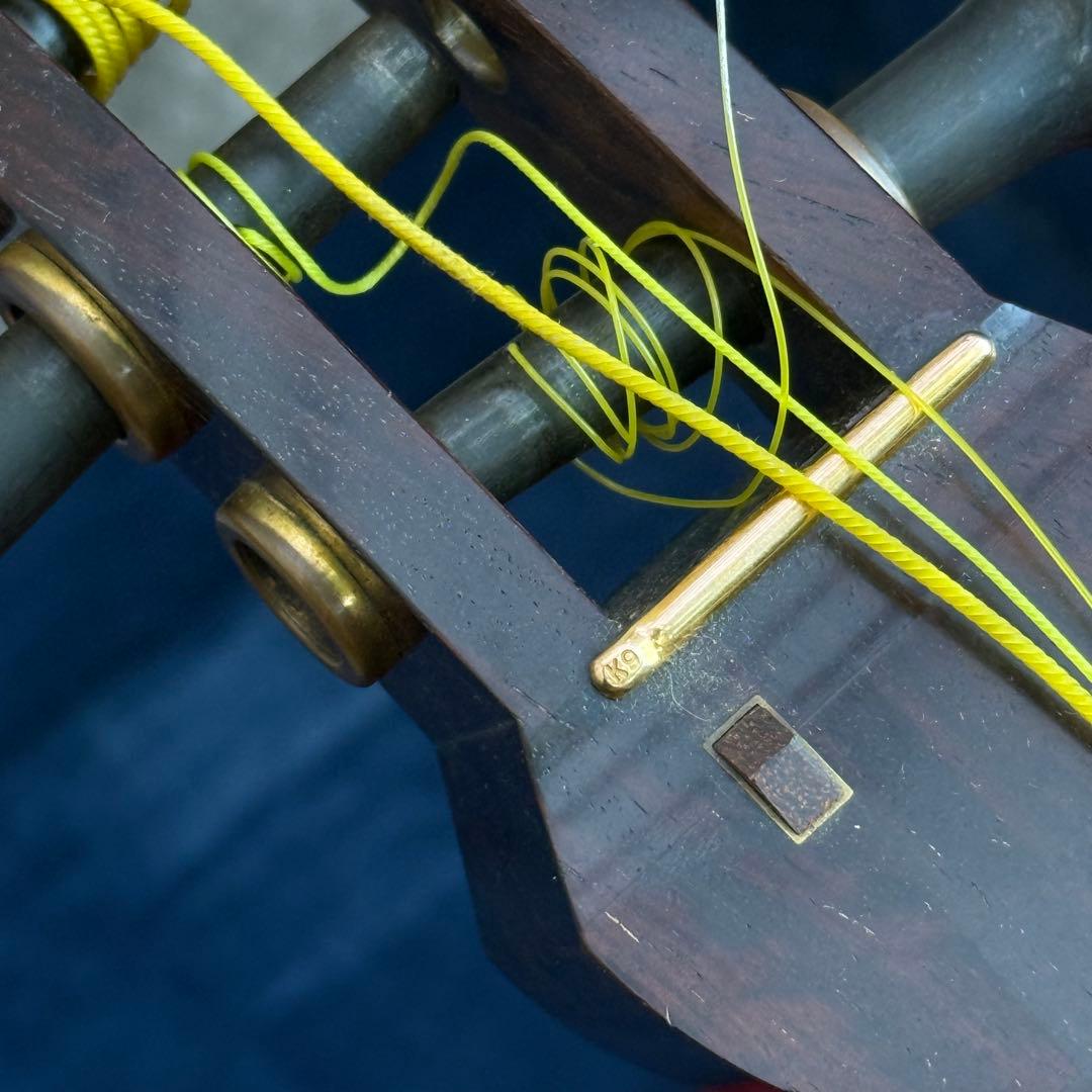 三味線 紅木 K9 金細 破れあり 布袋 高級