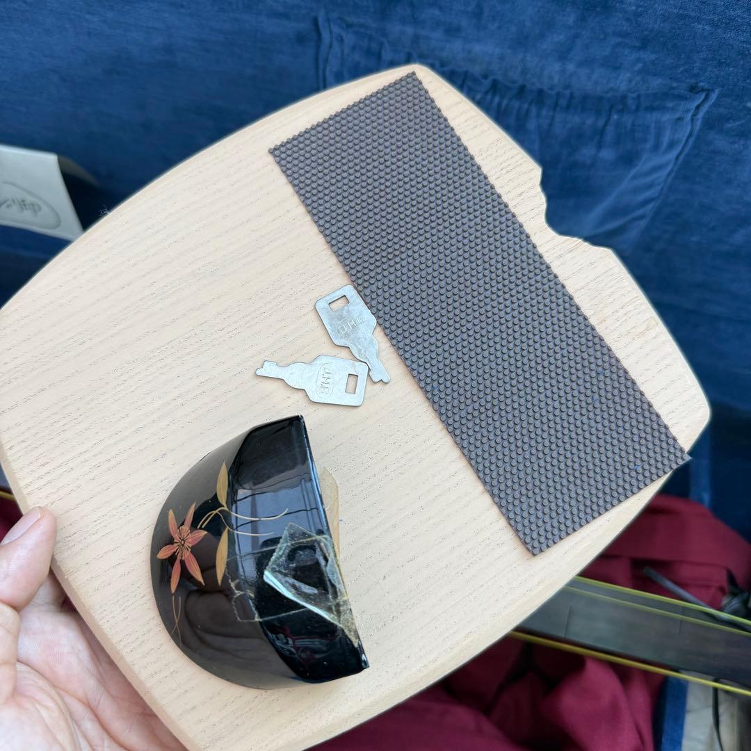 三味線 紅木 K9 金細 破れあり 布袋 高級