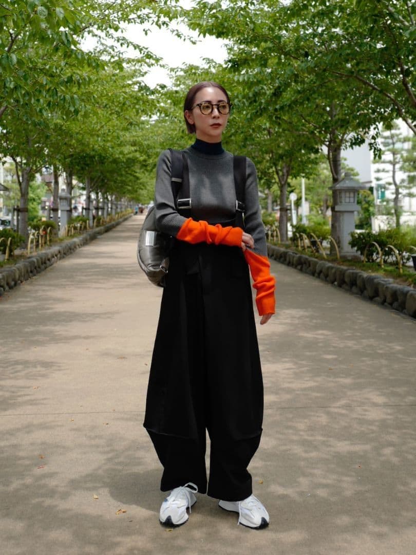 【OMMO】サスペンダーパンツ