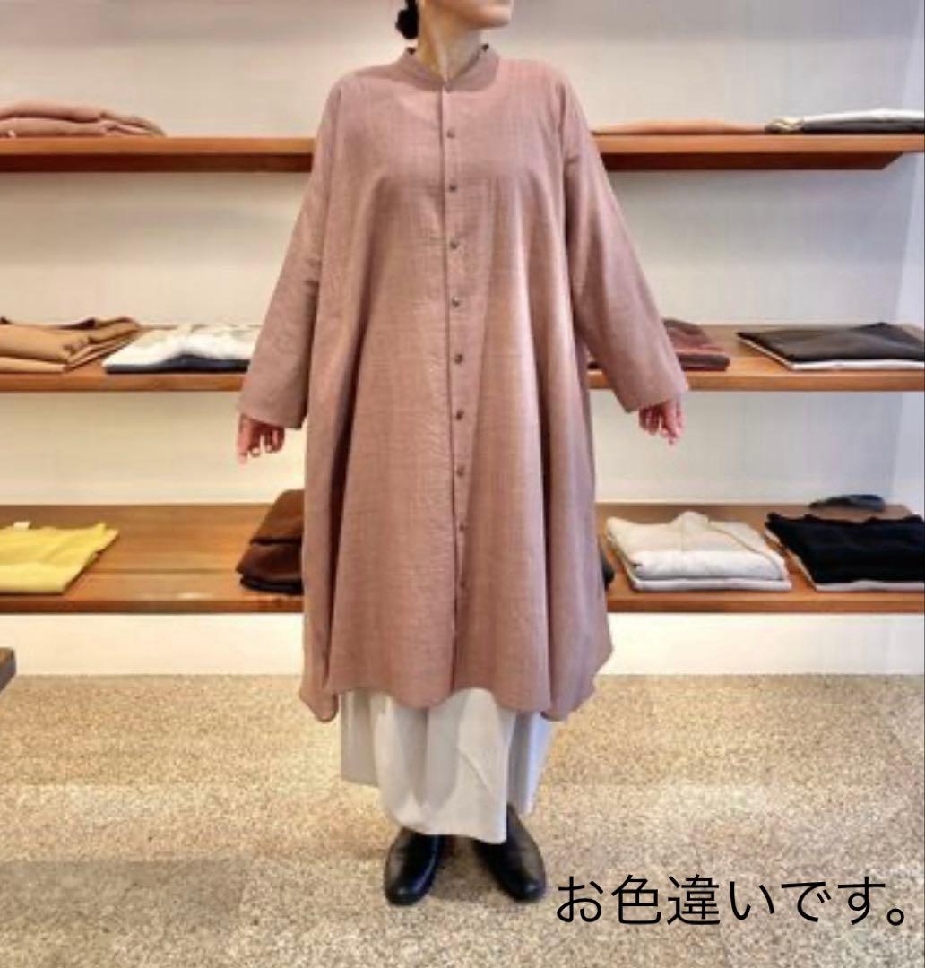 ヨーガンレール　2025ウールコットン平チュニックブラウス