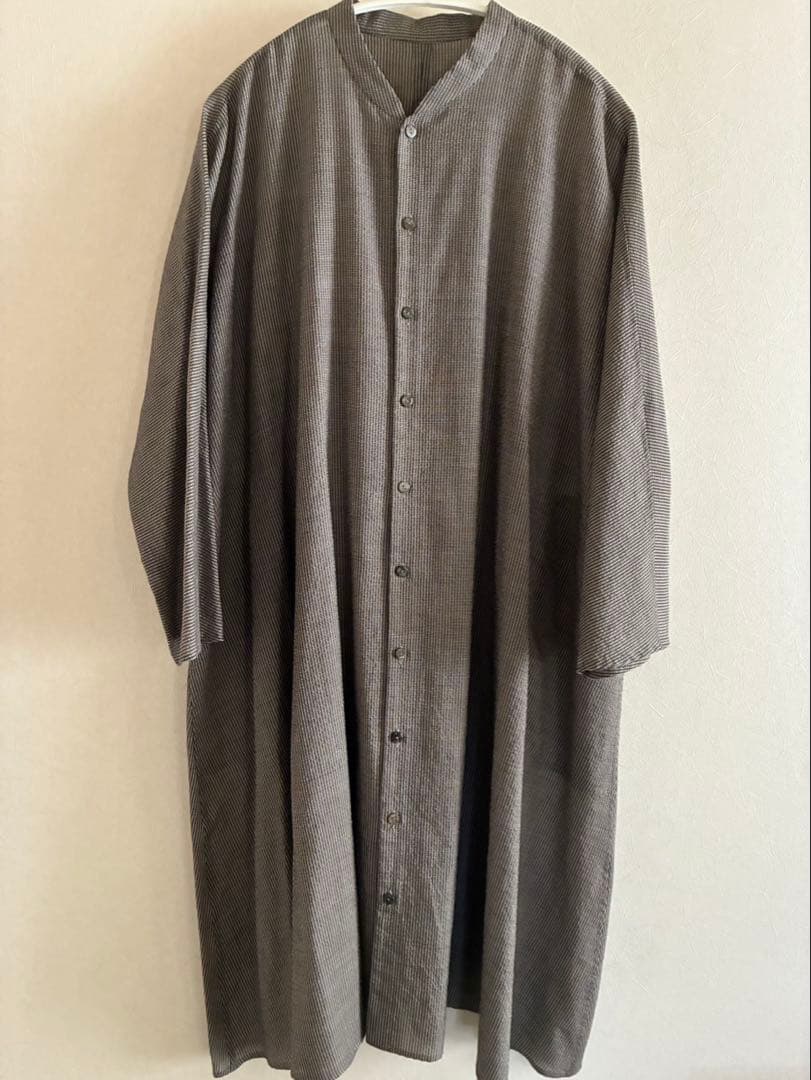 ヨーガンレール　2025ウールコットン平チュニックブラウス