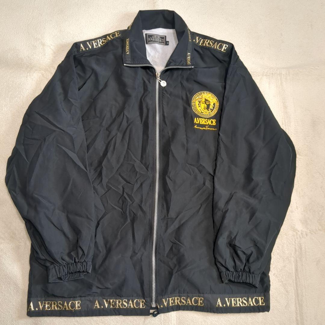 ヴェルサーチ ジャージ セットアップ メデューサ ブラック ゴールド Mサイズ