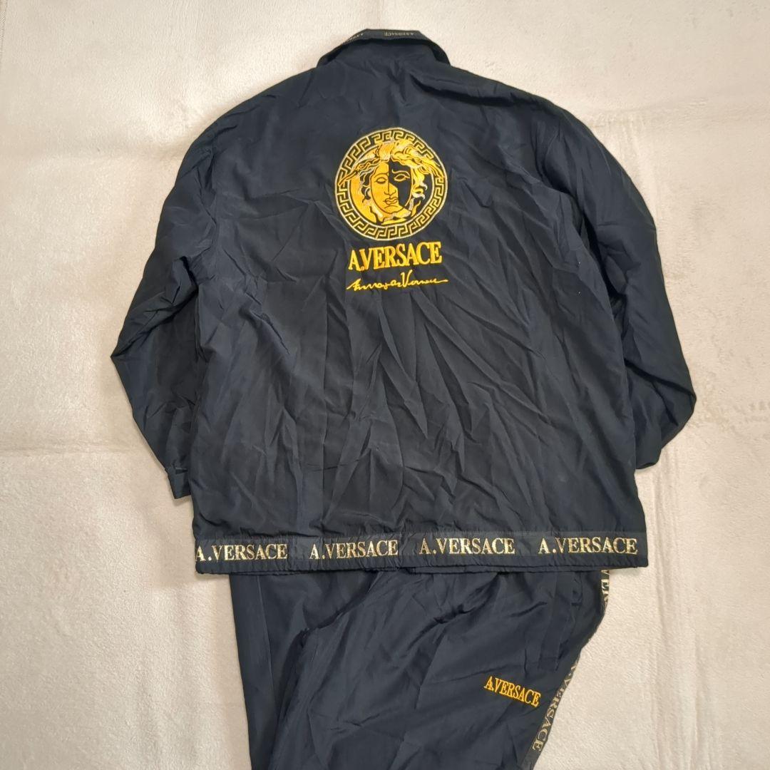 ヴェルサーチ ジャージ セットアップ メデューサ ブラック ゴールド Mサイズ