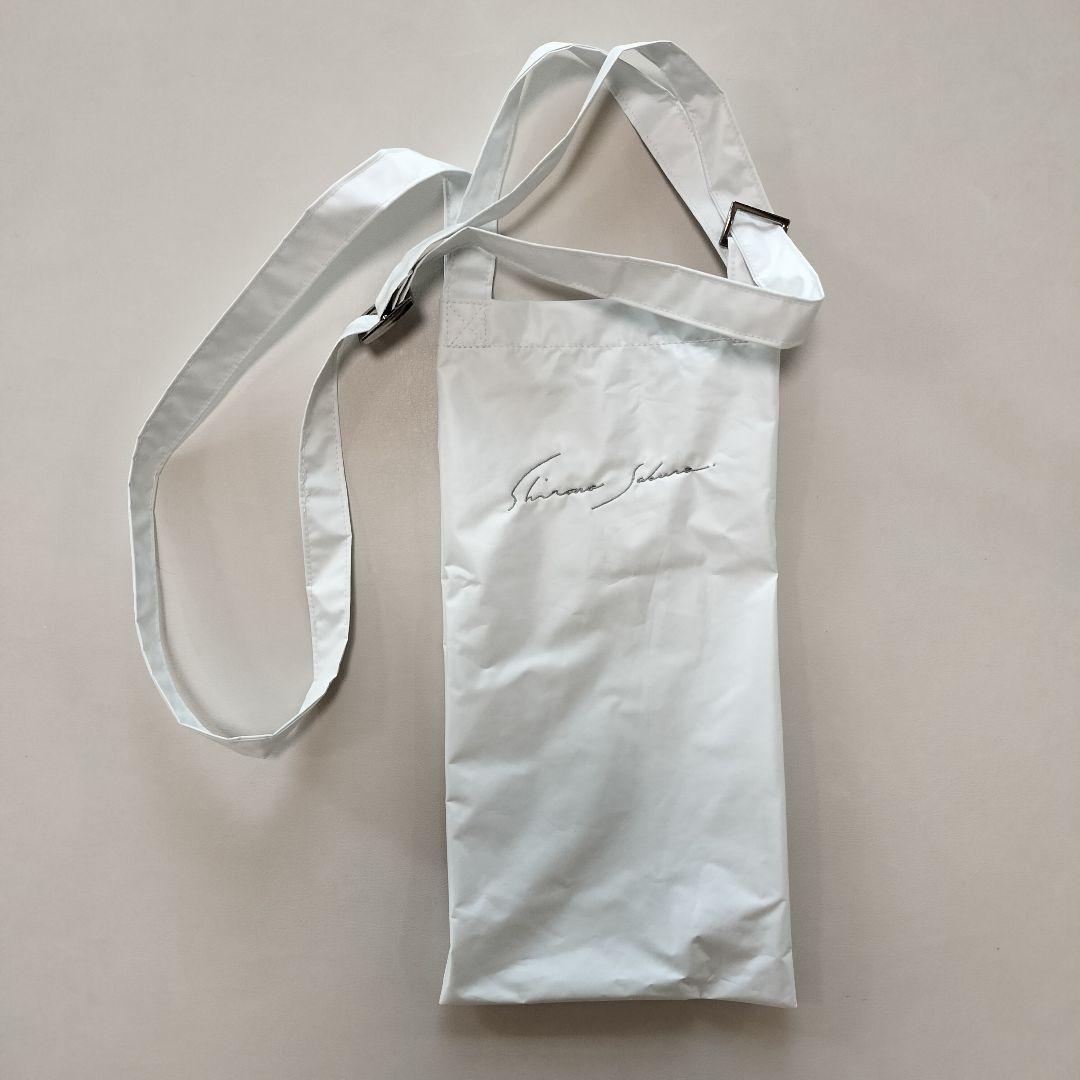 シロノサクラ 折りたたみ日傘 ホワイト 傘袋付き 折り畳み 晴雨兼用 完全遮光