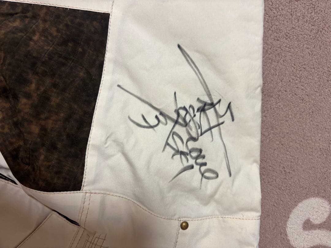 限定品　上村愛子直筆サイン入りウェア　長野オリンピック　1点物