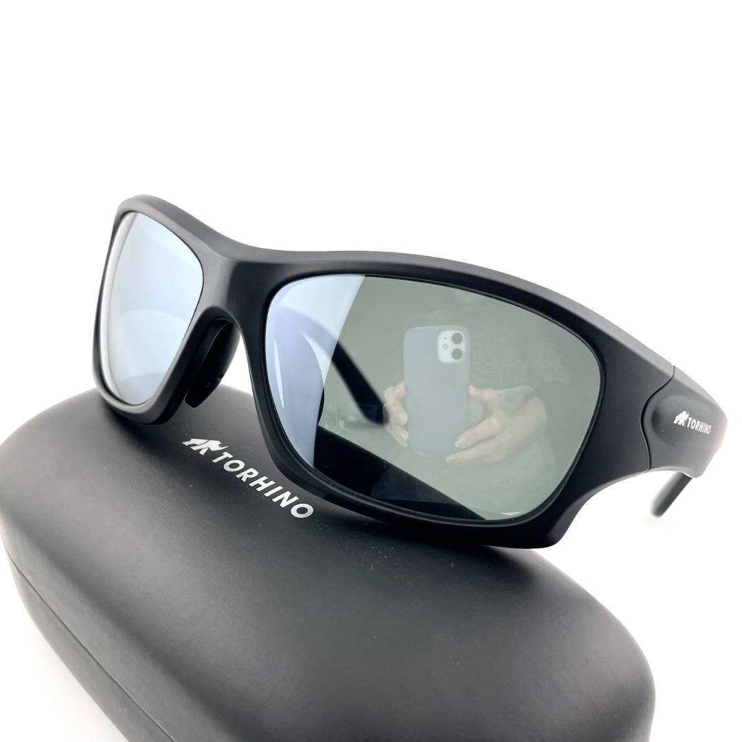 トライノ偏光サングラス　ナチュラルスモーク/ミラー有　メンズサングラス　釣り偏光