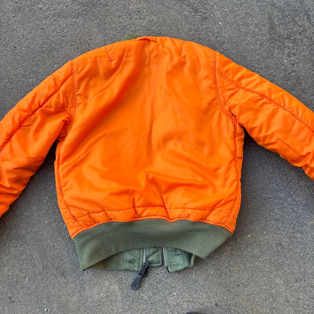 アルファma1 リバーシブル　y2k 短丈　フライトジャケット　アメカジ