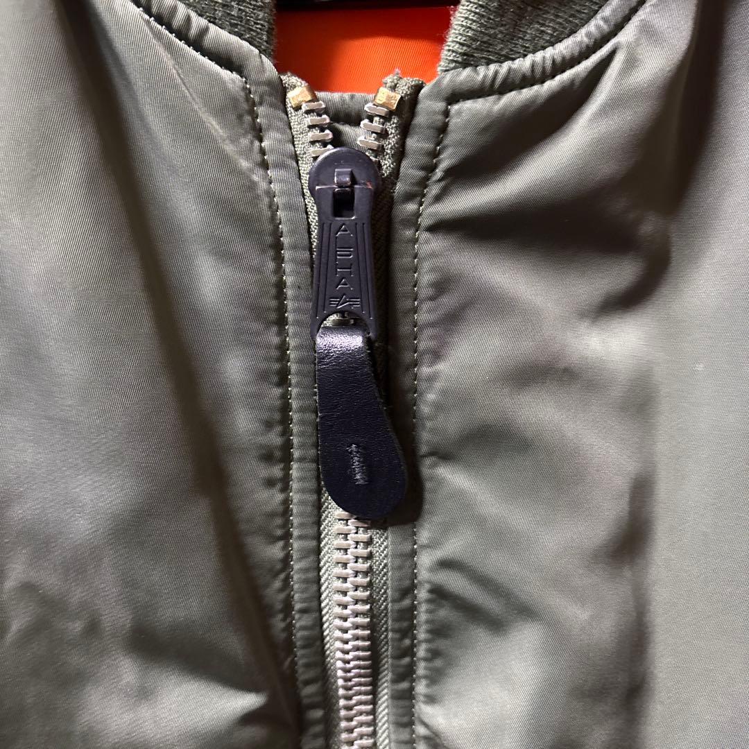 アルファma1 リバーシブル　y2k 短丈　フライトジャケット　アメカジ