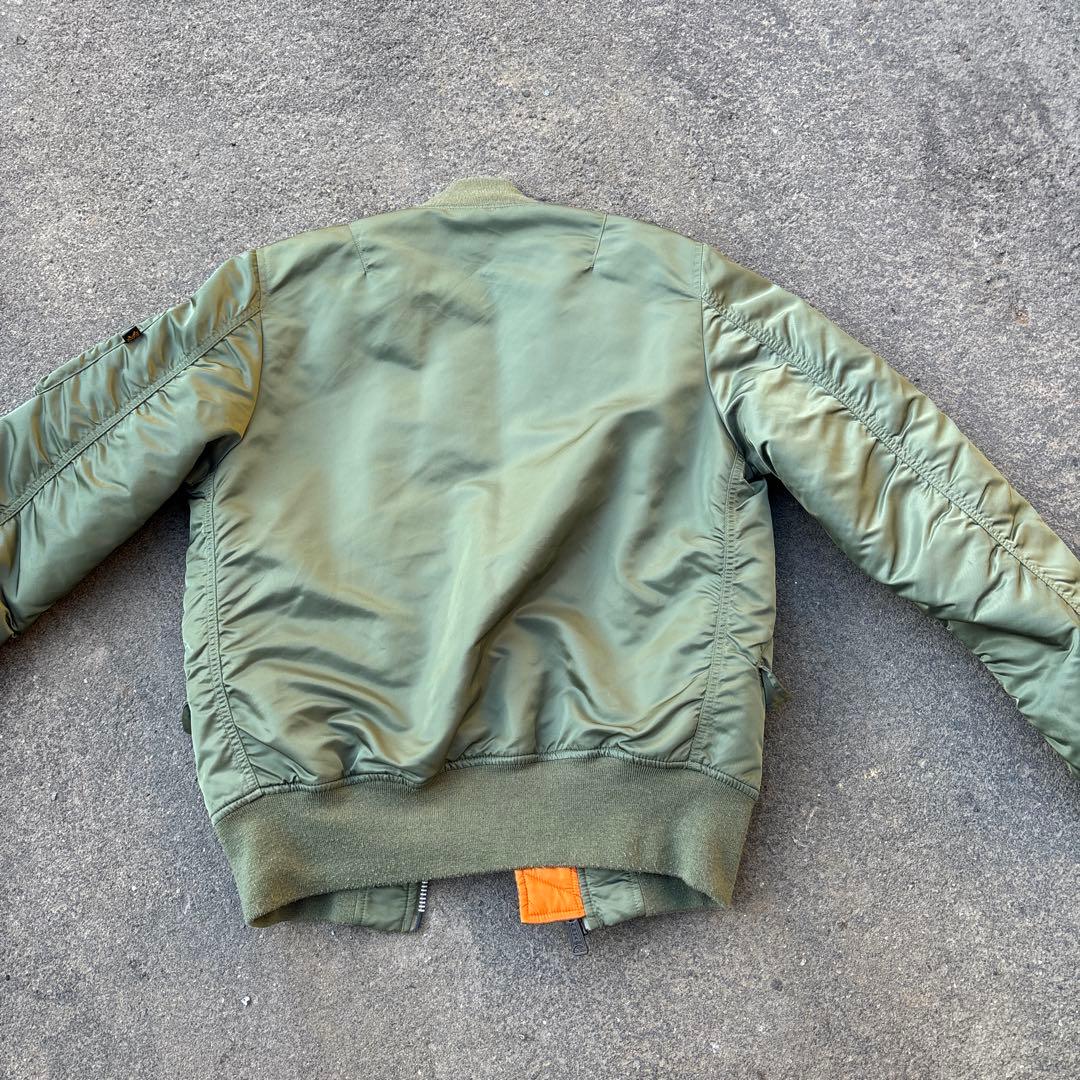 アルファma1 リバーシブル　y2k 短丈　フライトジャケット　アメカジ