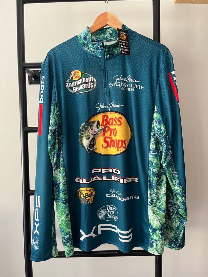 希少 BASS PRO SHOPS フィッシングシャツ L グリーン