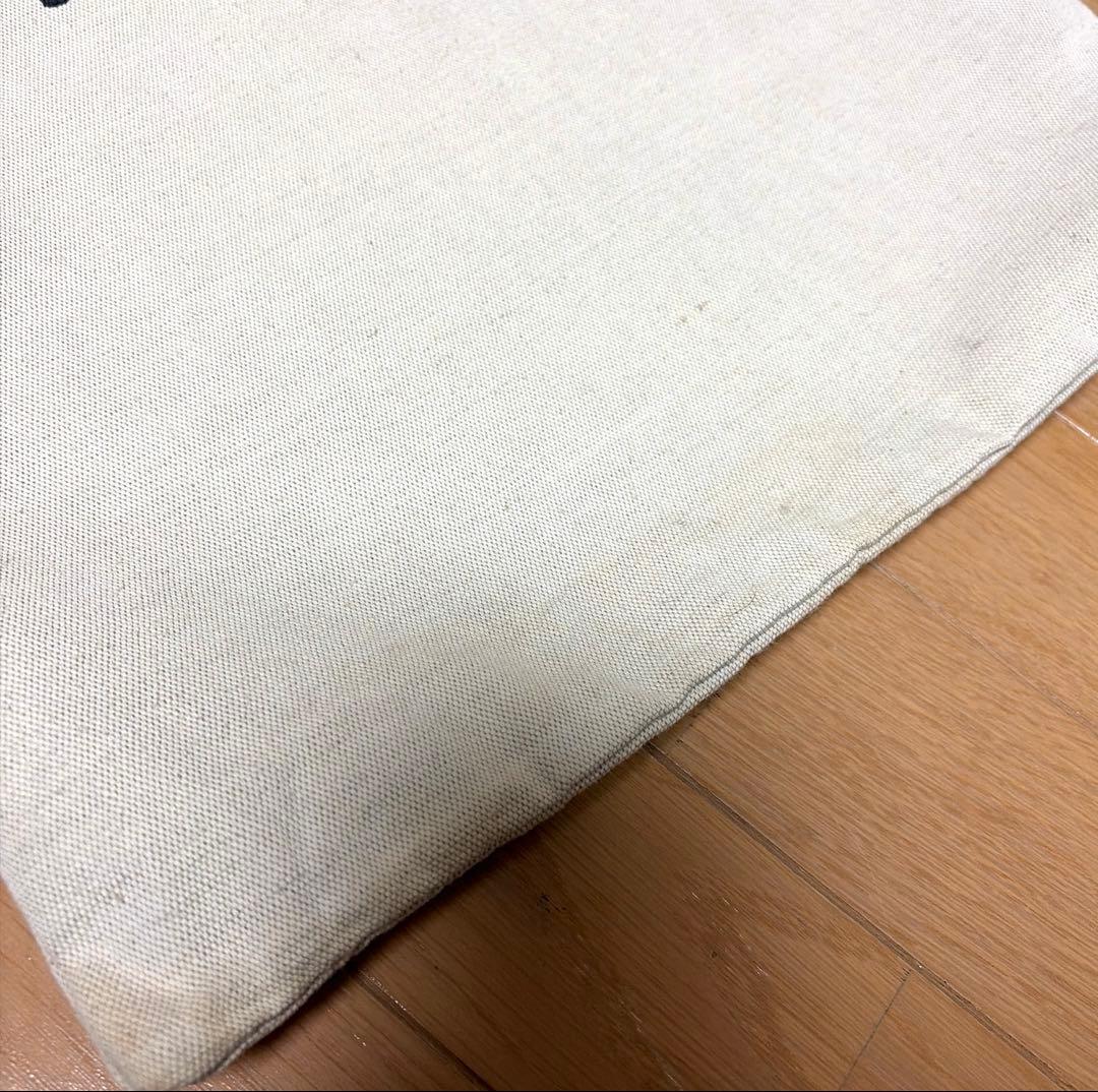 あJIL SANDER ベージュ ロゴ トートバッグ