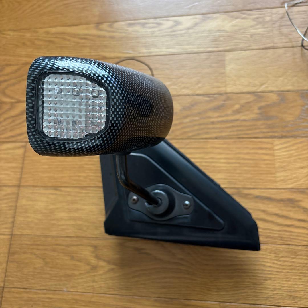 週末まで値下げ！zc31s用カーボン調 ブラックサイドミラーLEDウインカー内蔵