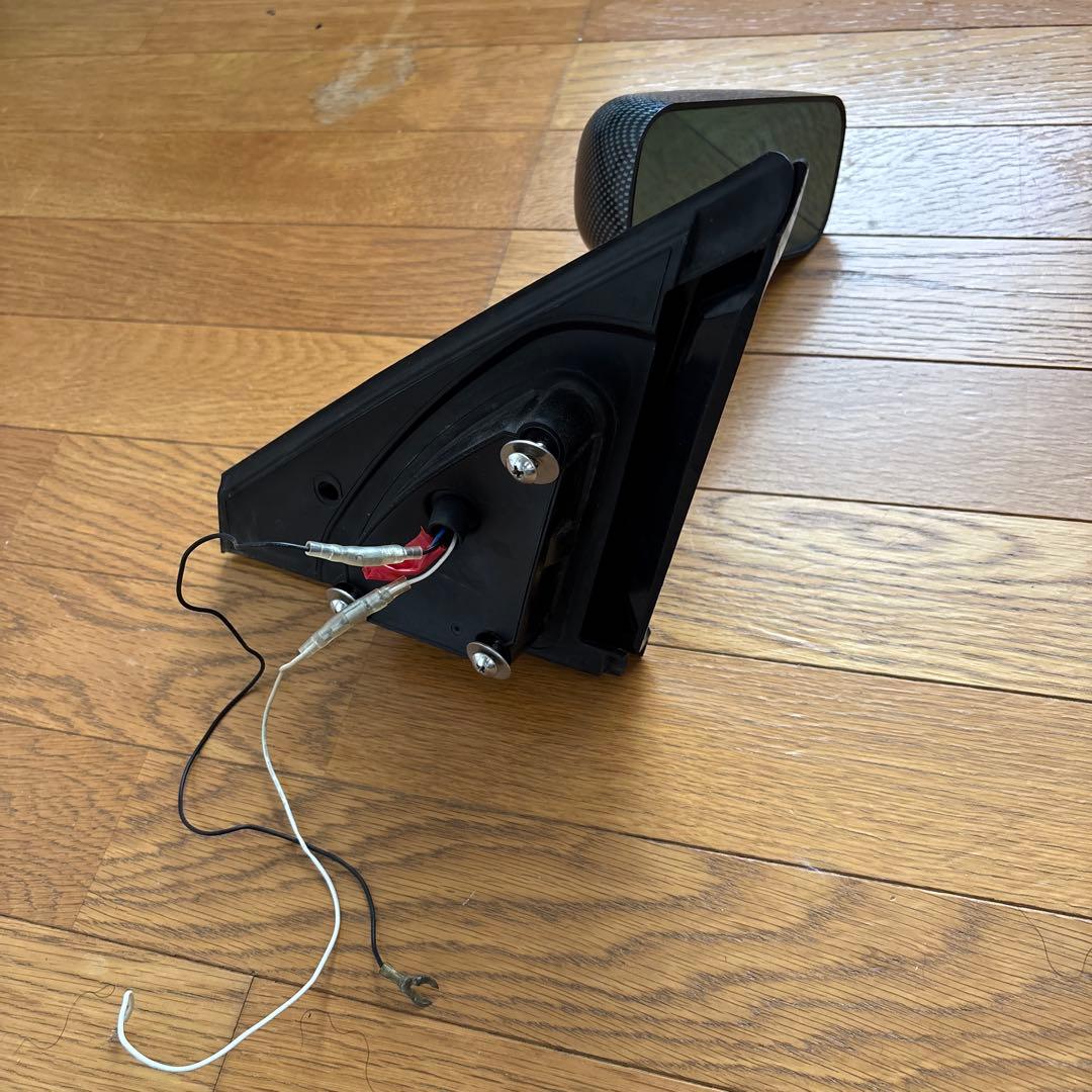 週末まで値下げ！zc31s用カーボン調 ブラックサイドミラーLEDウインカー内蔵