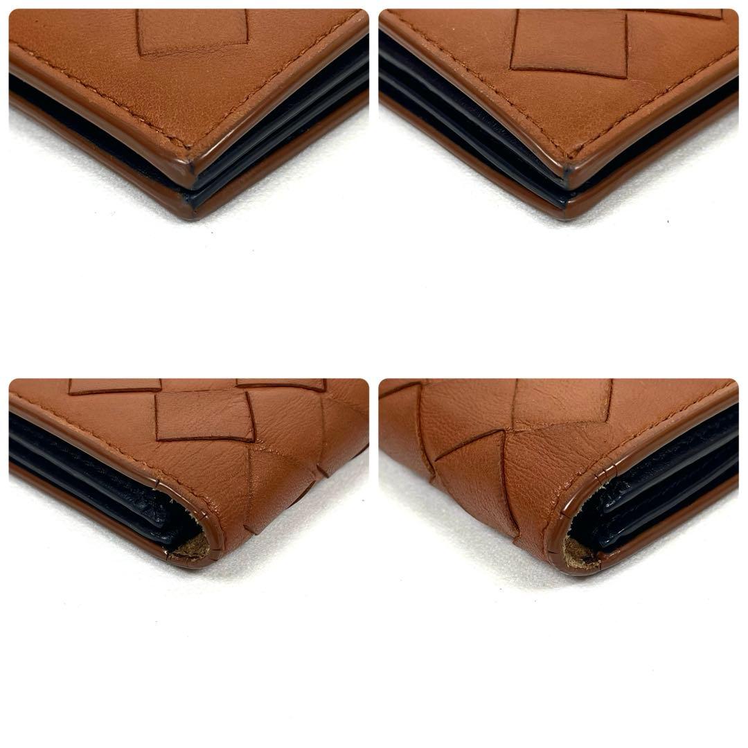 ボッテガヴェネタ　長財布　二つ折り　マキシイントレチャート　本革　レア美品◎