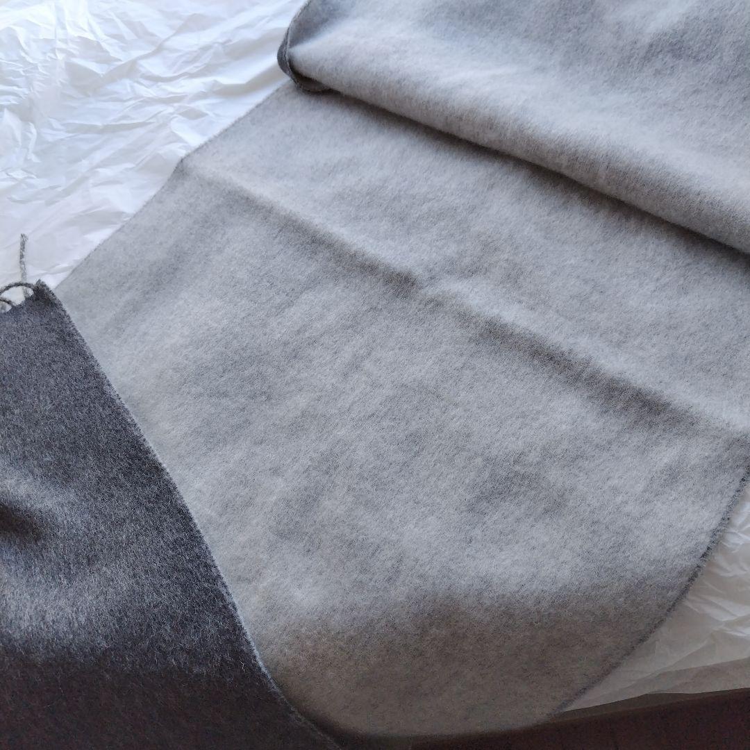 エルメス ダブルフェイス カシミアマフラー