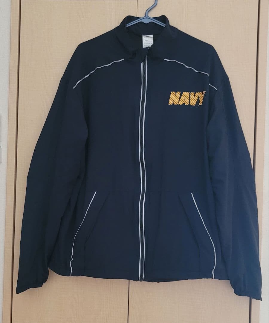 【米軍放出品、内層付き】U.S.NAVY 秋冬用トレーニング制服、上下着 (L)