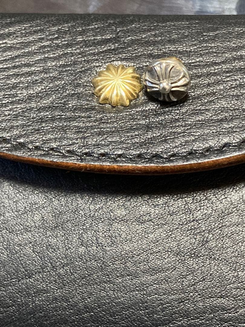 ホースフロント　茶芯　三つ折りウォレット