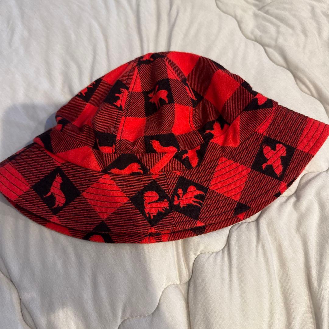 Tenderloin バケットハット M 赤黒チェック
