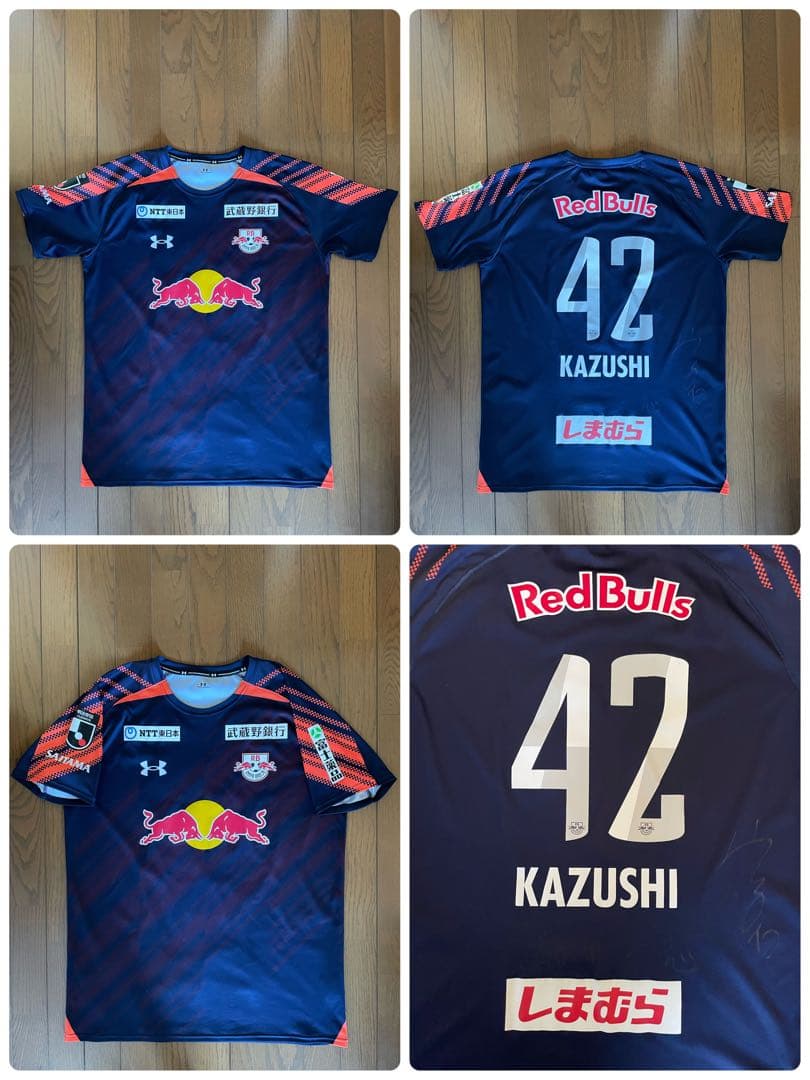 RB大宮アルディージャ 藤井一志 サイン入り ユニフォーム 2XL