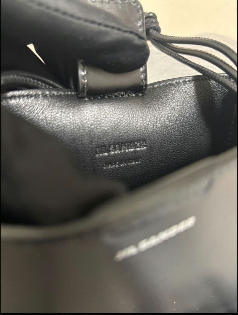 【JIL SANDAR】タングル クロスボディ ショルダーバッグ 黒