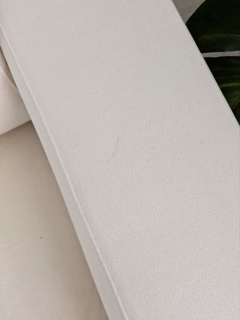 無印良品　アイボリー 2人掛けソファ　 カバー取り外し可