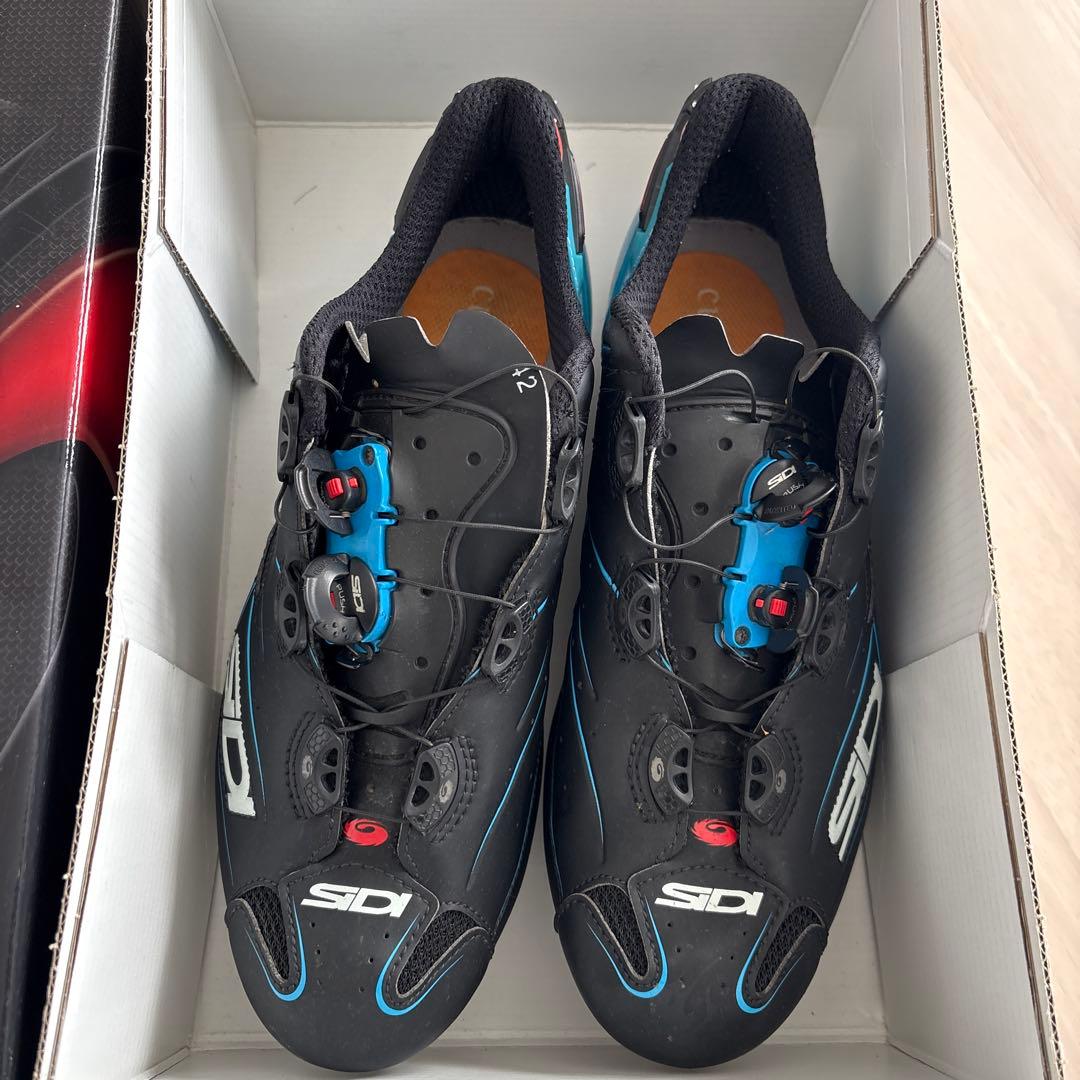 SIDI SHOT MATT ブラックブルー 42