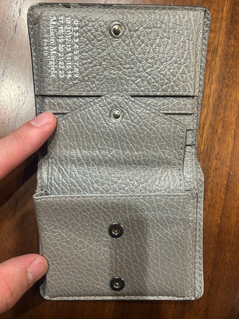 Maison Margiela 二つ折り財布 グレー
