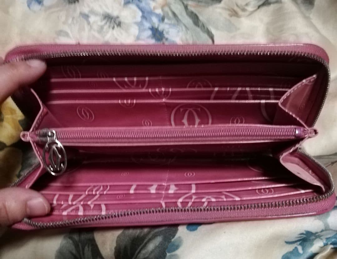sale♡Cartier ハッピーバースデー 長財布 ピンク