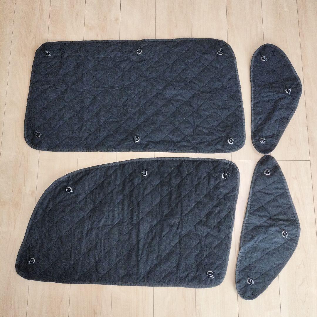 【美品】CV系 デリカD5 サンシェードブラックメッシュ 車中泊 アウトドア