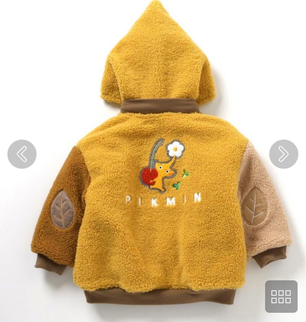 breeze ピクミン　ブリーズ　黄ピクミン　リバーシブルボアブルゾン