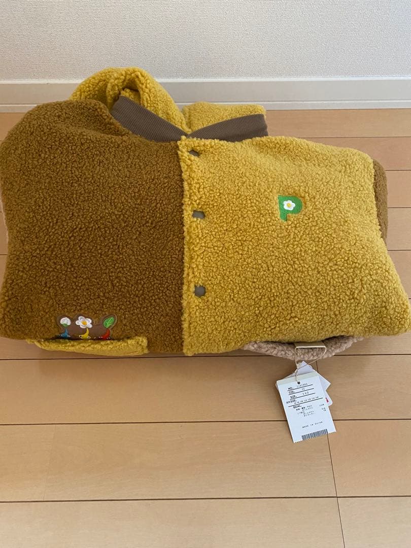 breeze ピクミン　ブリーズ　黄ピクミン　リバーシブルボアブルゾン