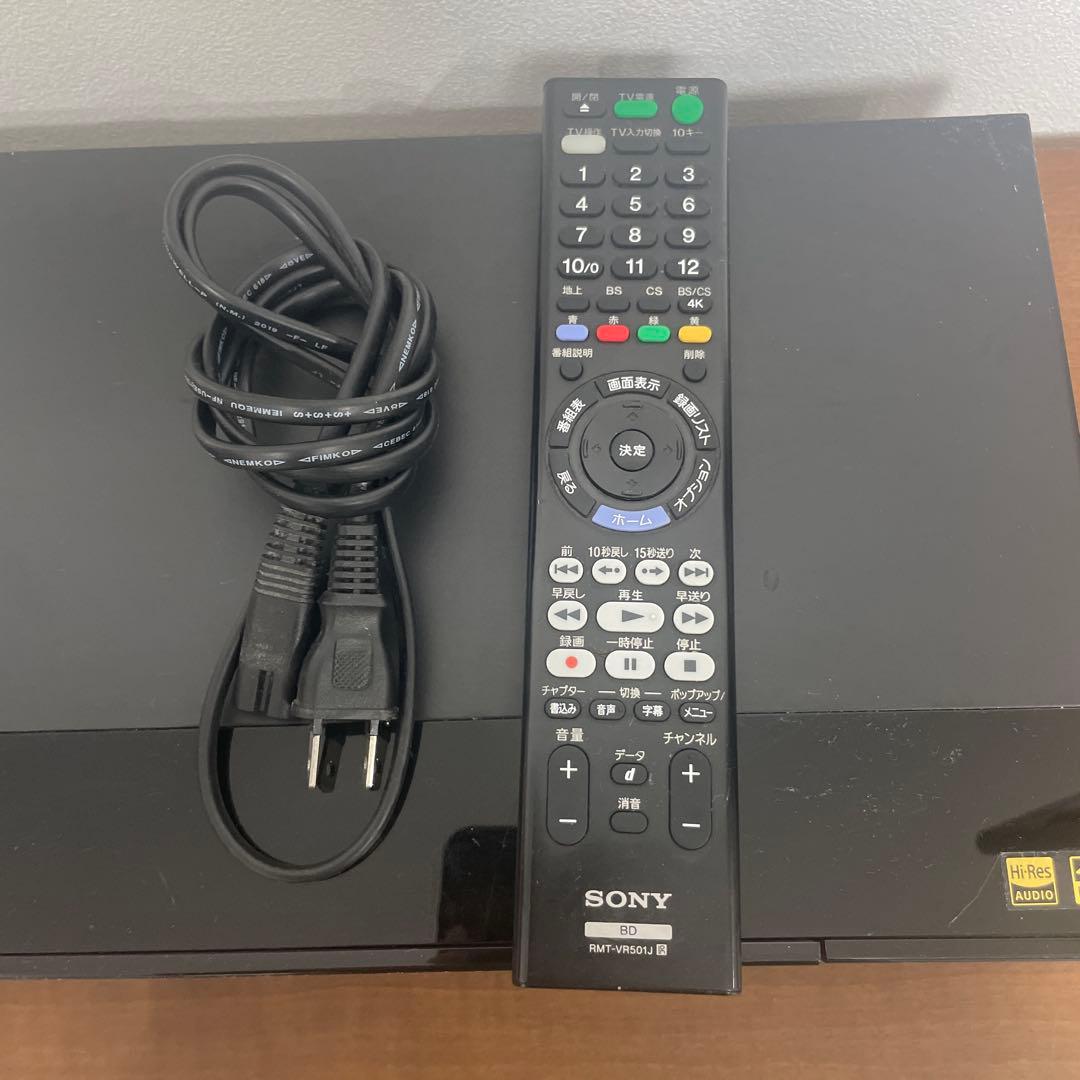 SONY BDZ-FBT4000 4TB 4Kダブル録画 ブルーレイレコーダー