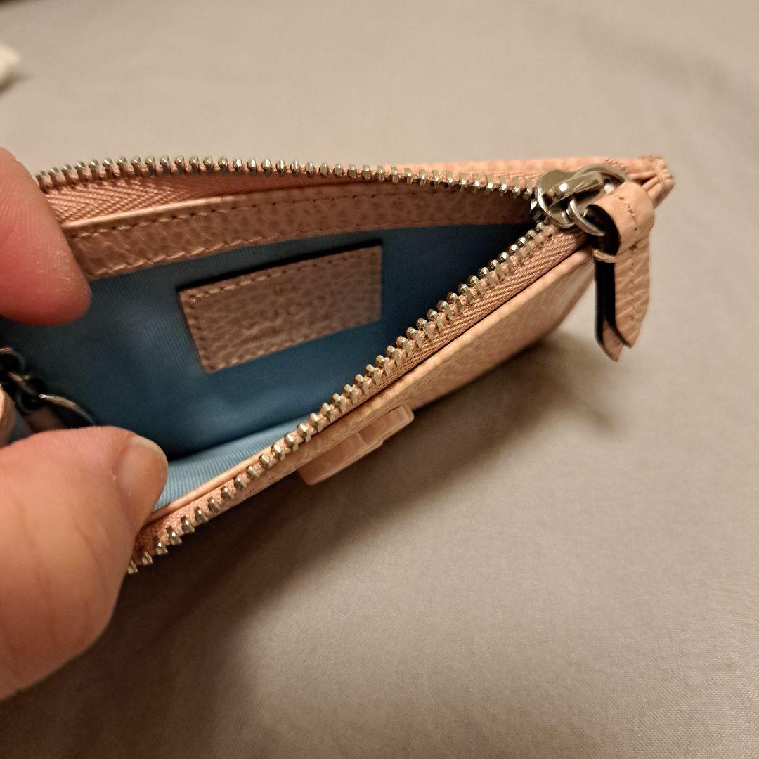 GUCCI GGロゴ付きキーケース ピンク