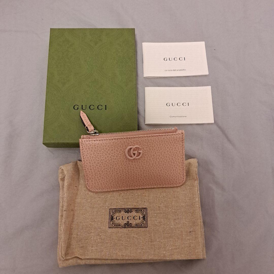 GUCCI GGロゴ付きキーケース ピンク