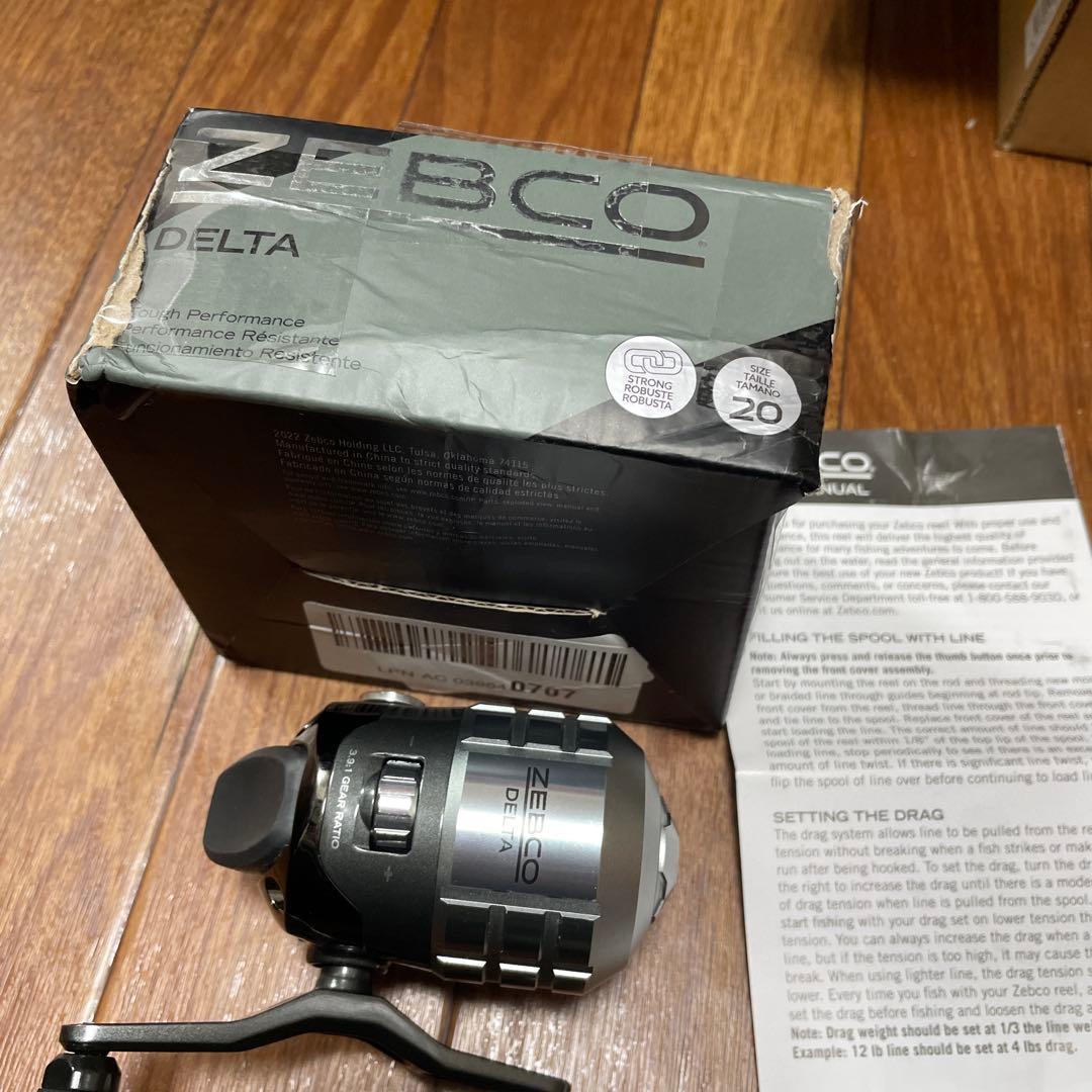 Zebco Delta ZD20A スピンキャストリール　ゼブコ　未使用